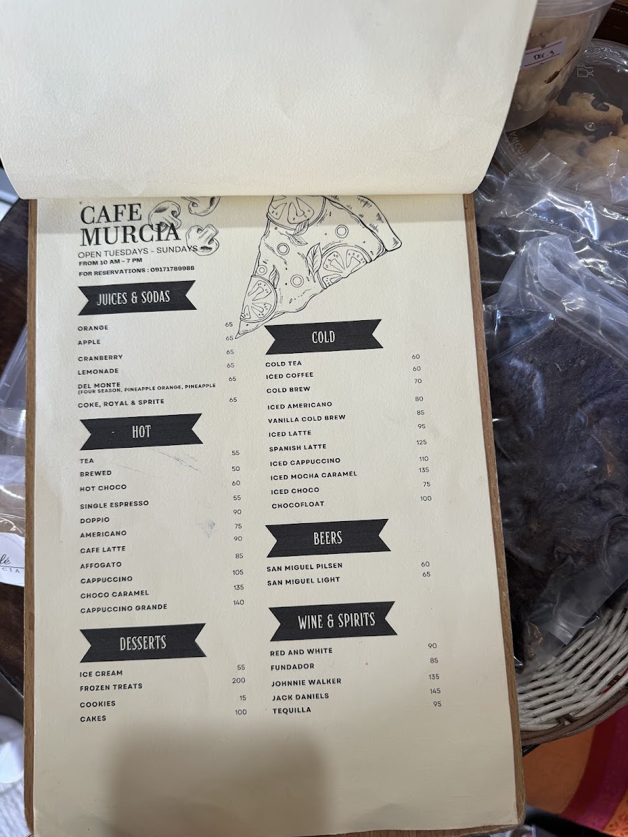 Cafe Murcia Photo Menu 1