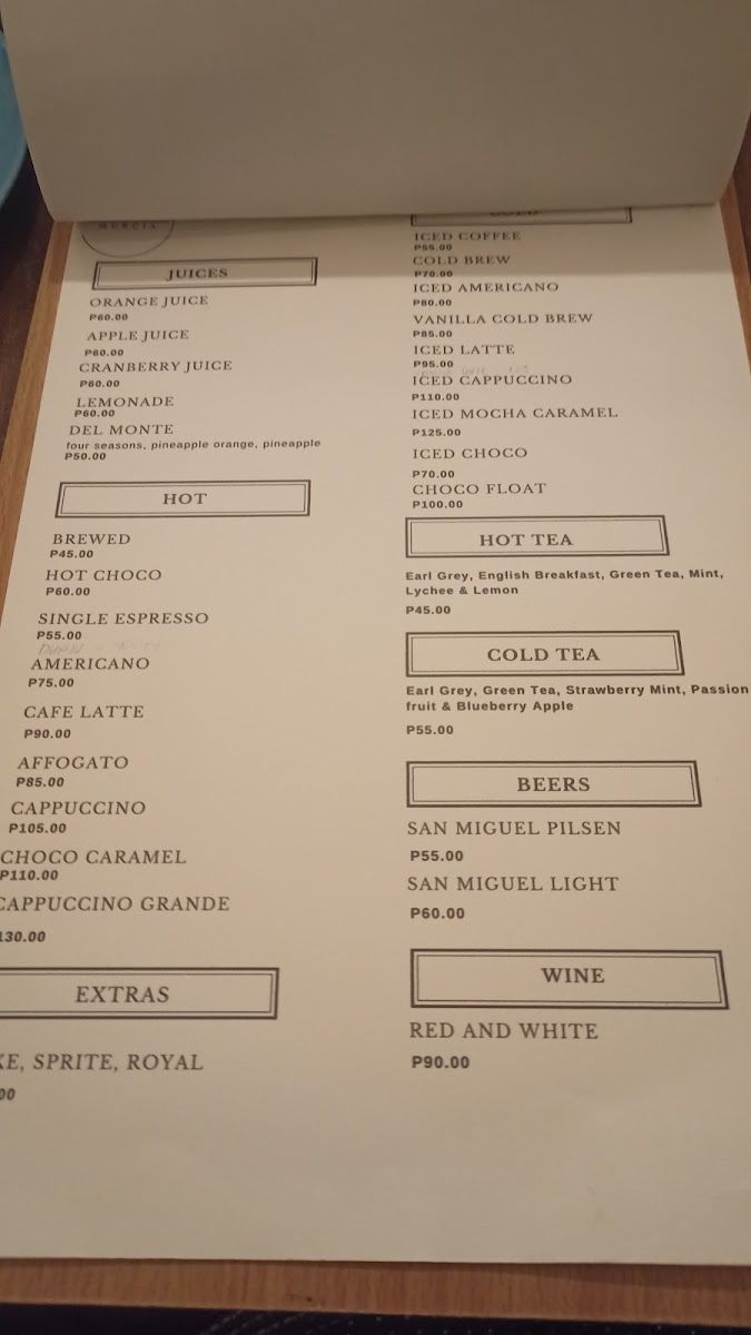 Cafe Murcia Photo Menu 3