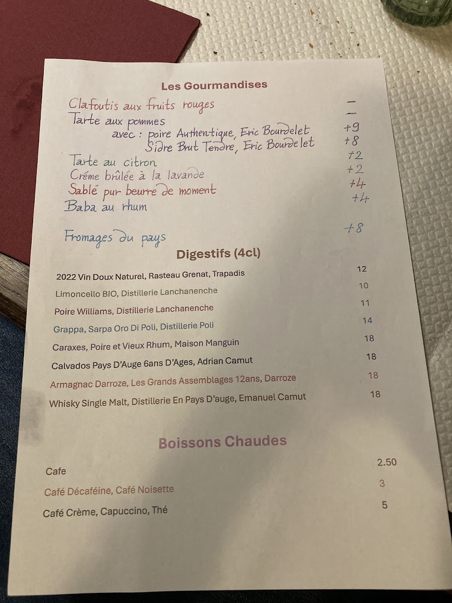 Restaurant Chez Davia Photo Menu 6