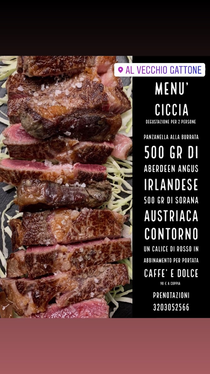 AL VECCHIO GATTONE bisteccheria - ristorante Photo Menu 7