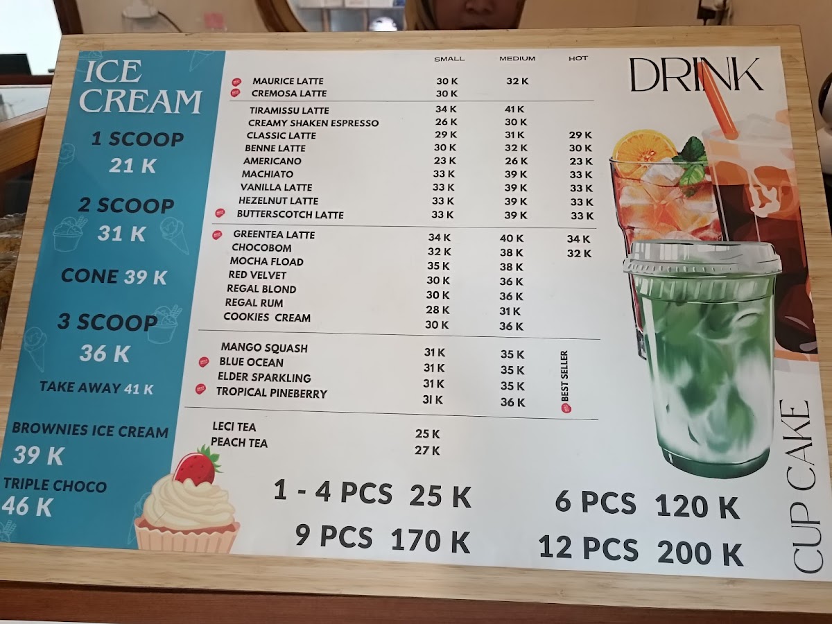 Rifa Maurice Cake Photo Menu 1