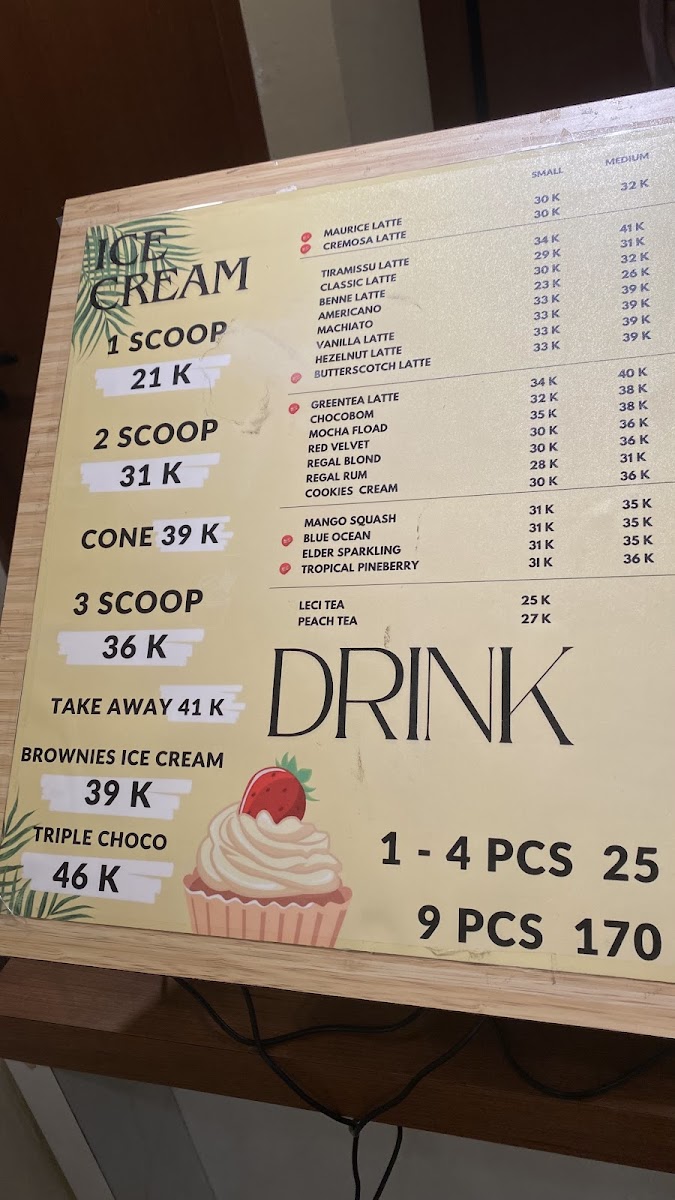 Rifa Maurice Cake Photo Menu 2
