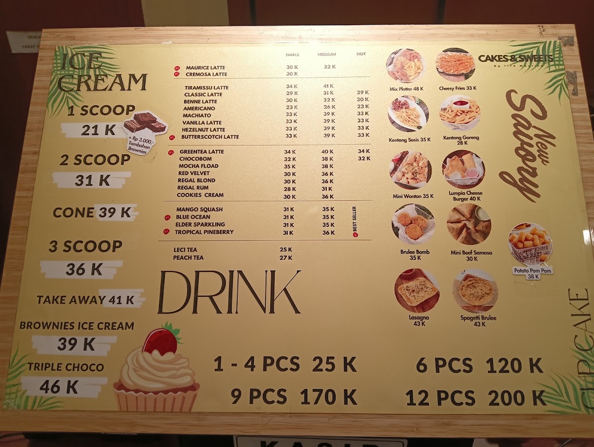 Rifa Maurice Cake Photo Menu 3