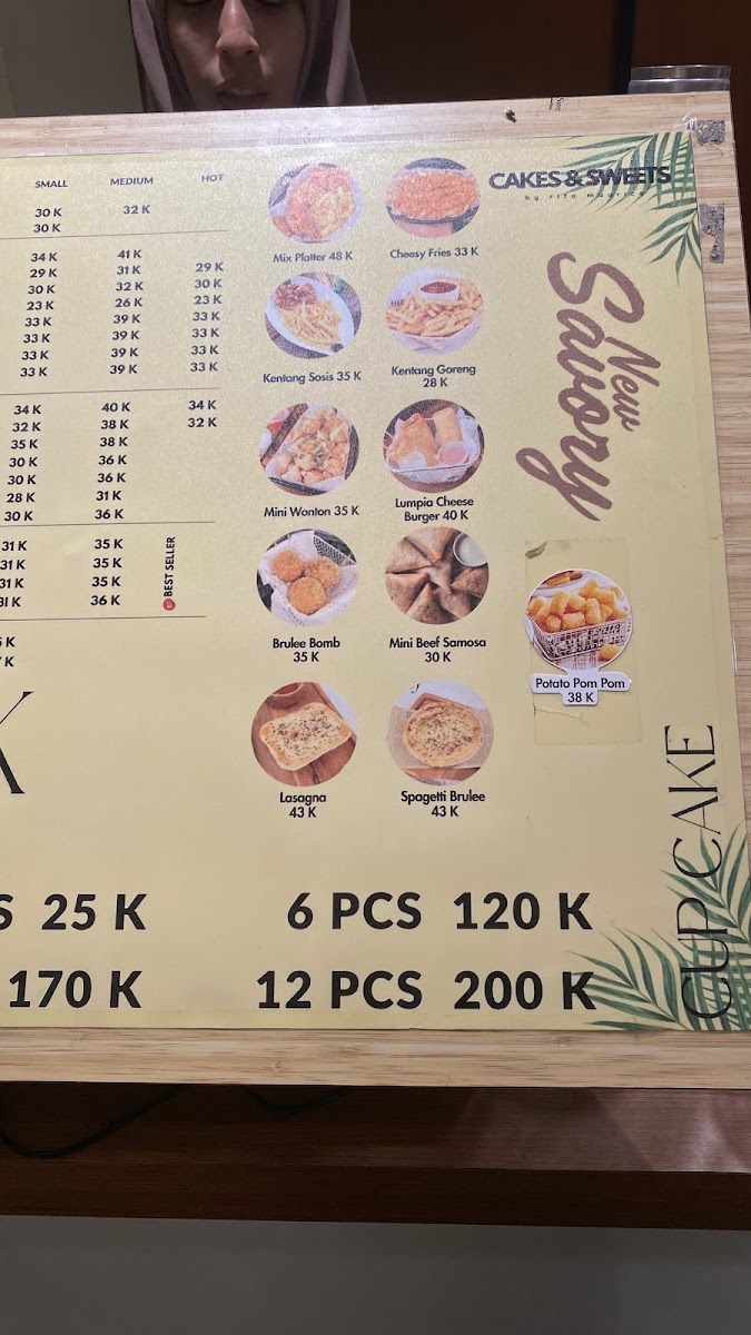Rifa Maurice Cake Photo Menu 6