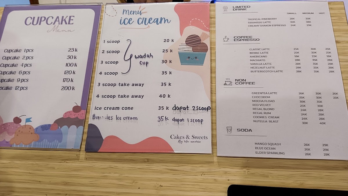 Rifa Maurice Cake Photo Menu 8