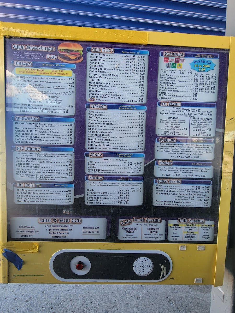 BJ's Burgers & Beverage Photo Menu 2
