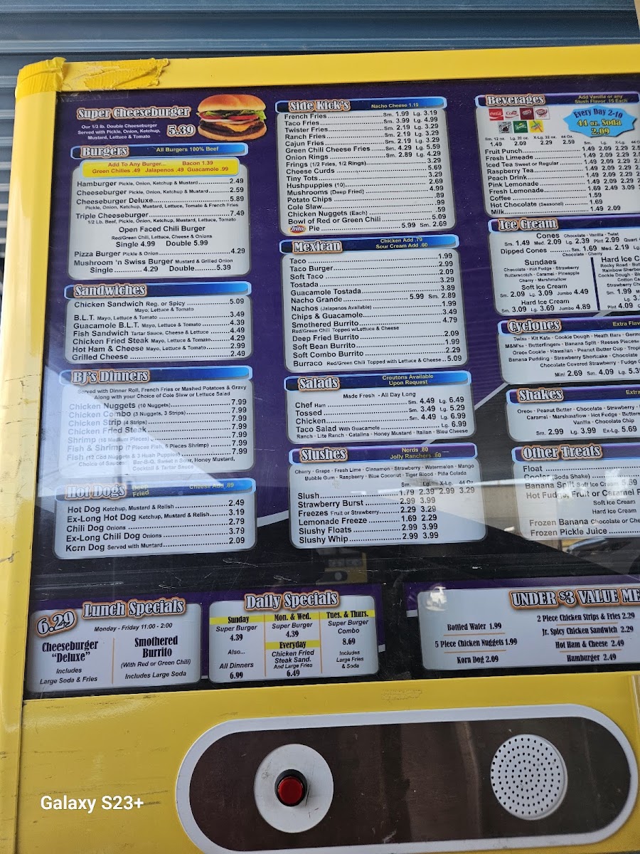 BJ's Burgers & Beverage Photo Menu 5
