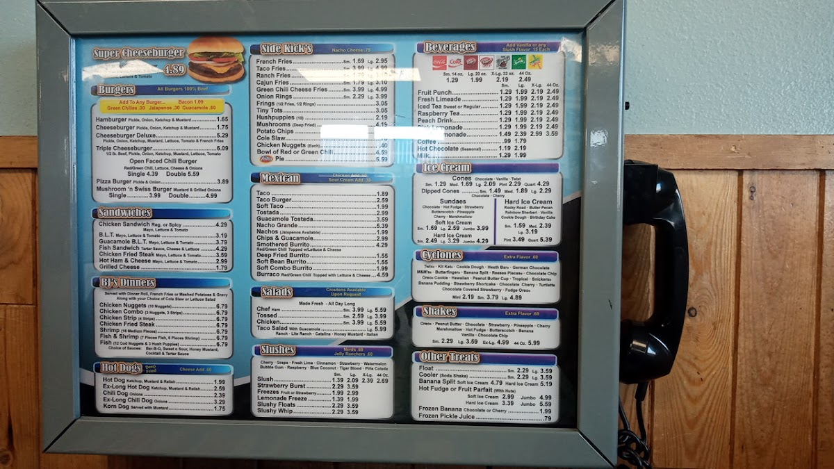 BJ's Burgers & Beverage Photo Menu 6