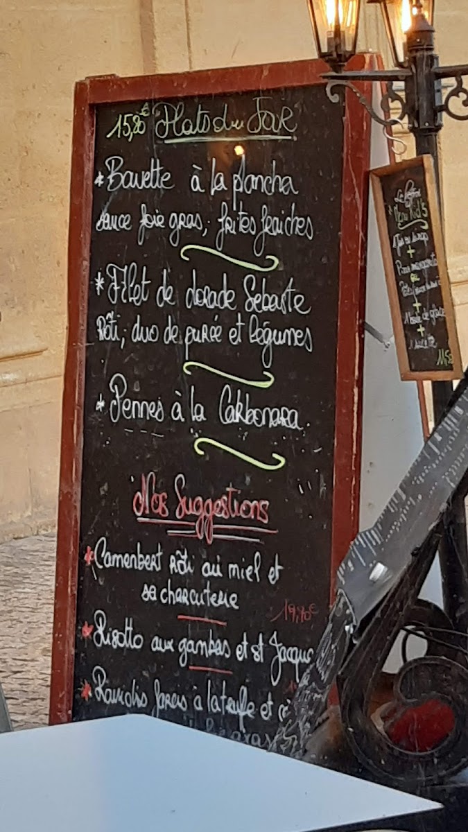 Le Beffroi Photo Menu 2