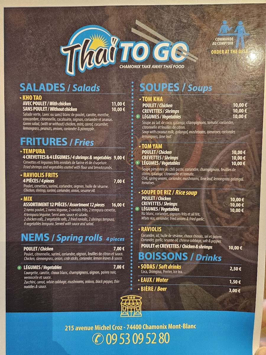 Thaï TO GO Photo Menu 2