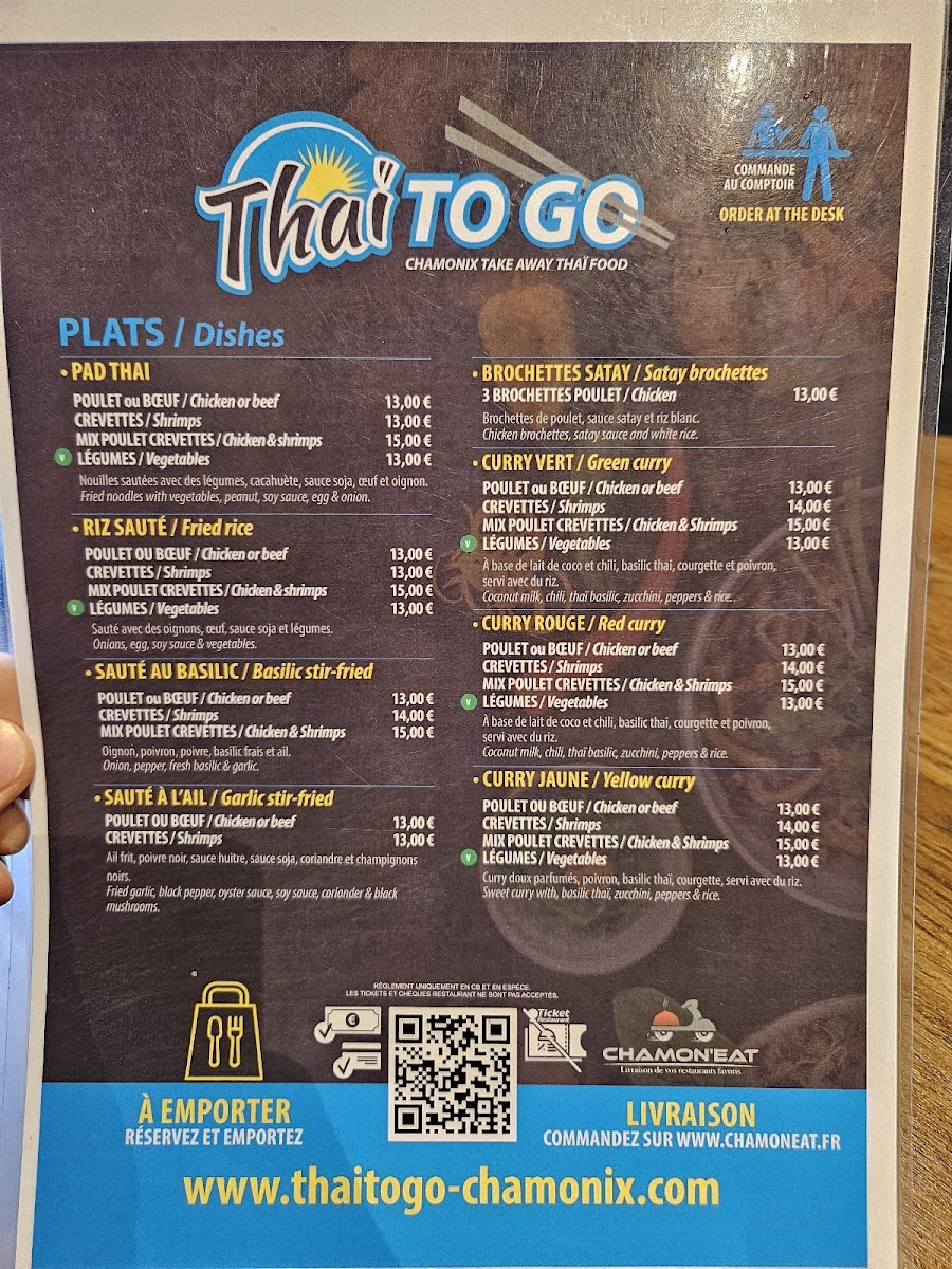Thaï TO GO Photo Menu 3