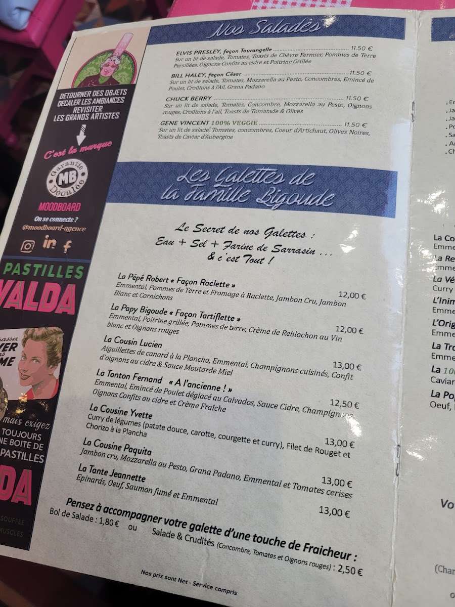Le Comptoir de Mamie Bigoude Bourges Photo Menu 4