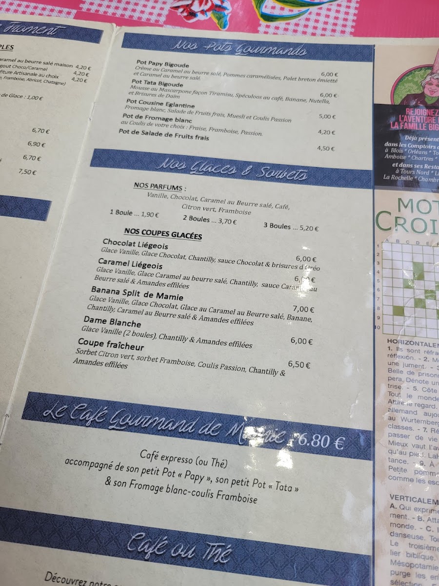 Le Comptoir de Mamie Bigoude Bourges Photo Menu 5