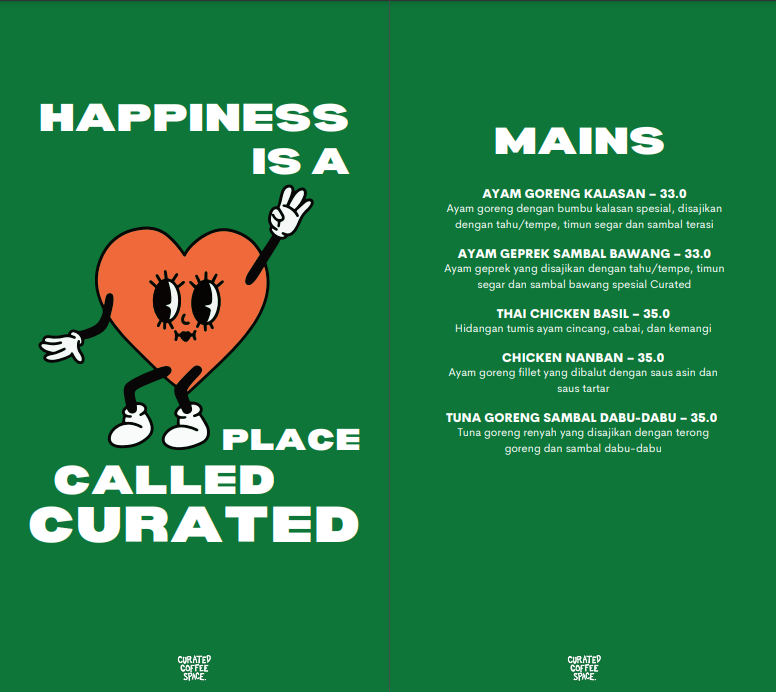 Curated Coffee Space Photo Menu 4