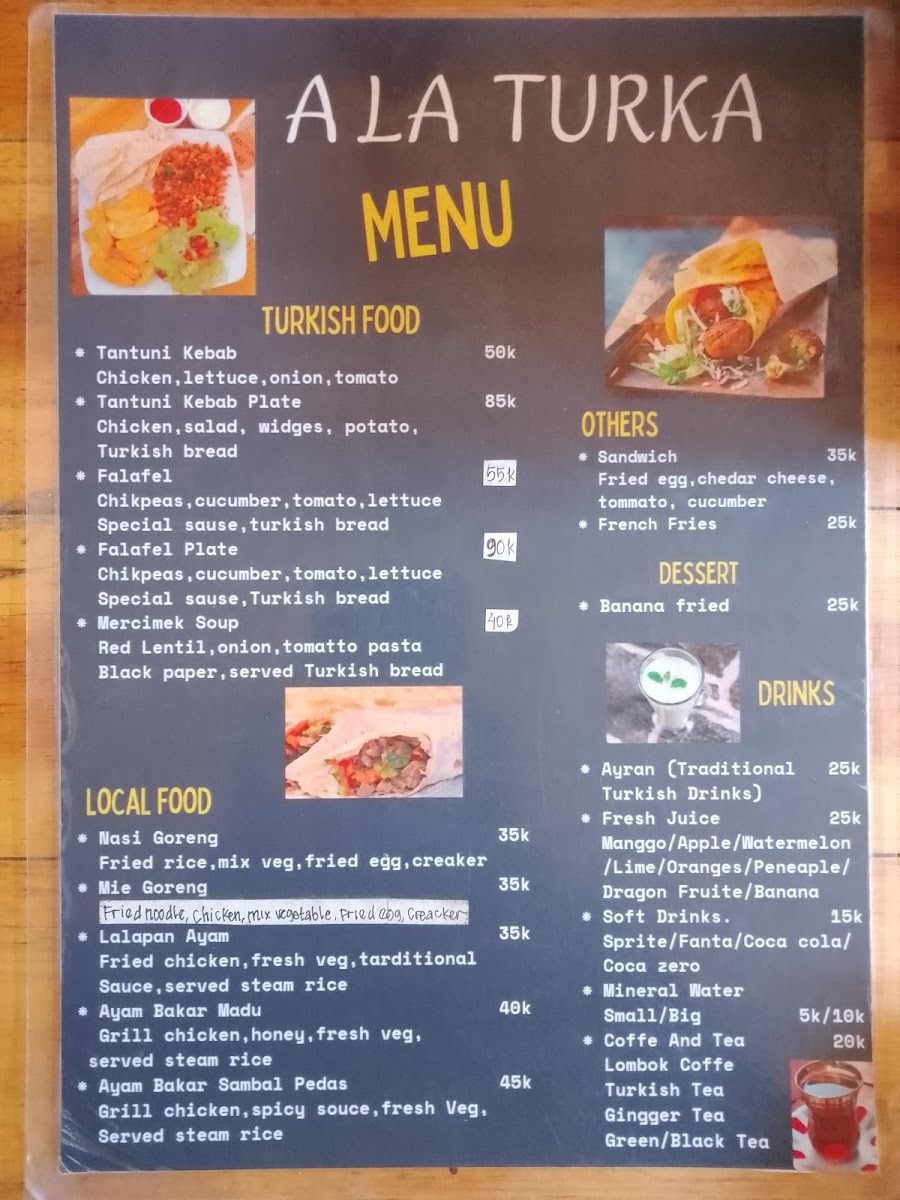 Ala Turka Photo Menu 1