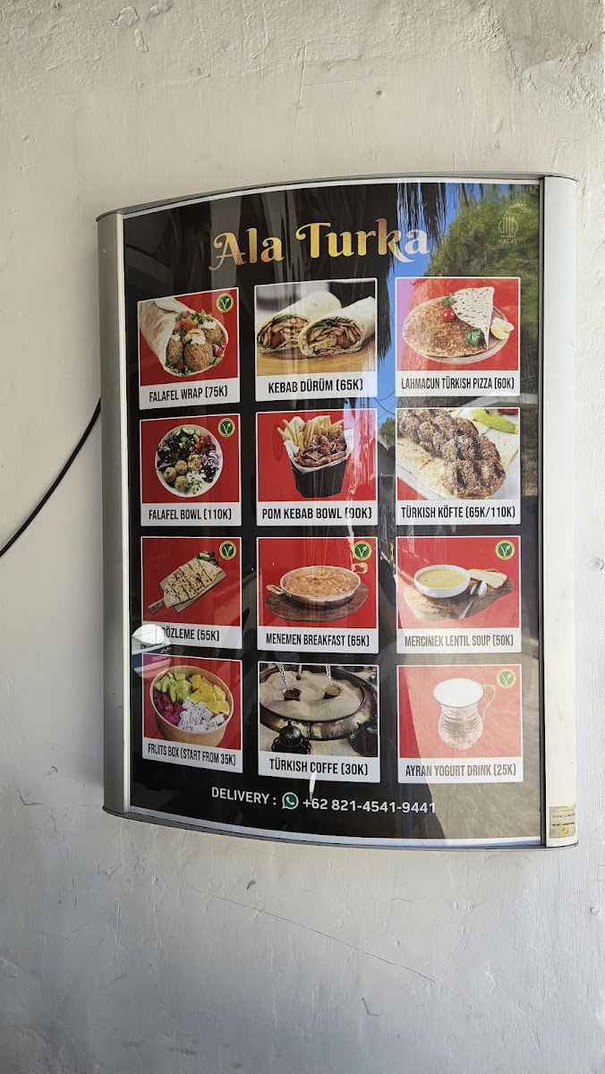 Ala Turka Photo Menu 3