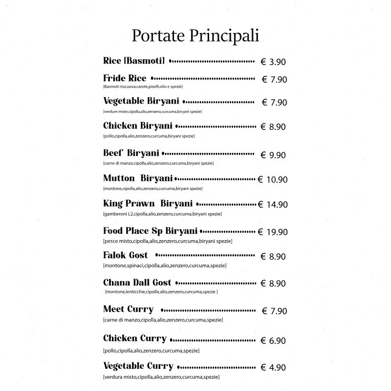 Food Place Indian Halal Restaurants Photo Menu 1