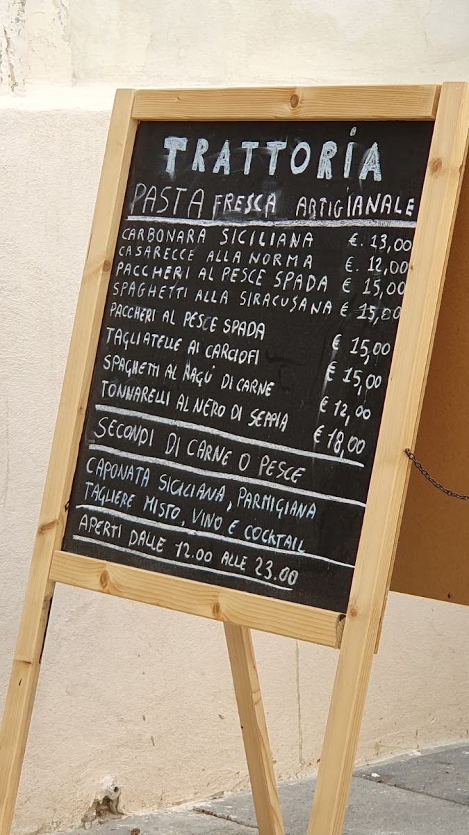 Rittufilu Trattoria Siracusa Photo Menu 3