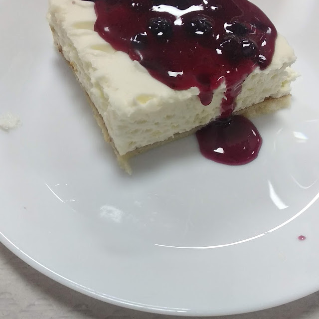 Tarta de Queso Con Arándanos