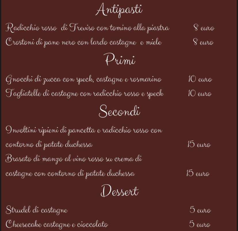 Locanda Vittoria Photo Menu 1