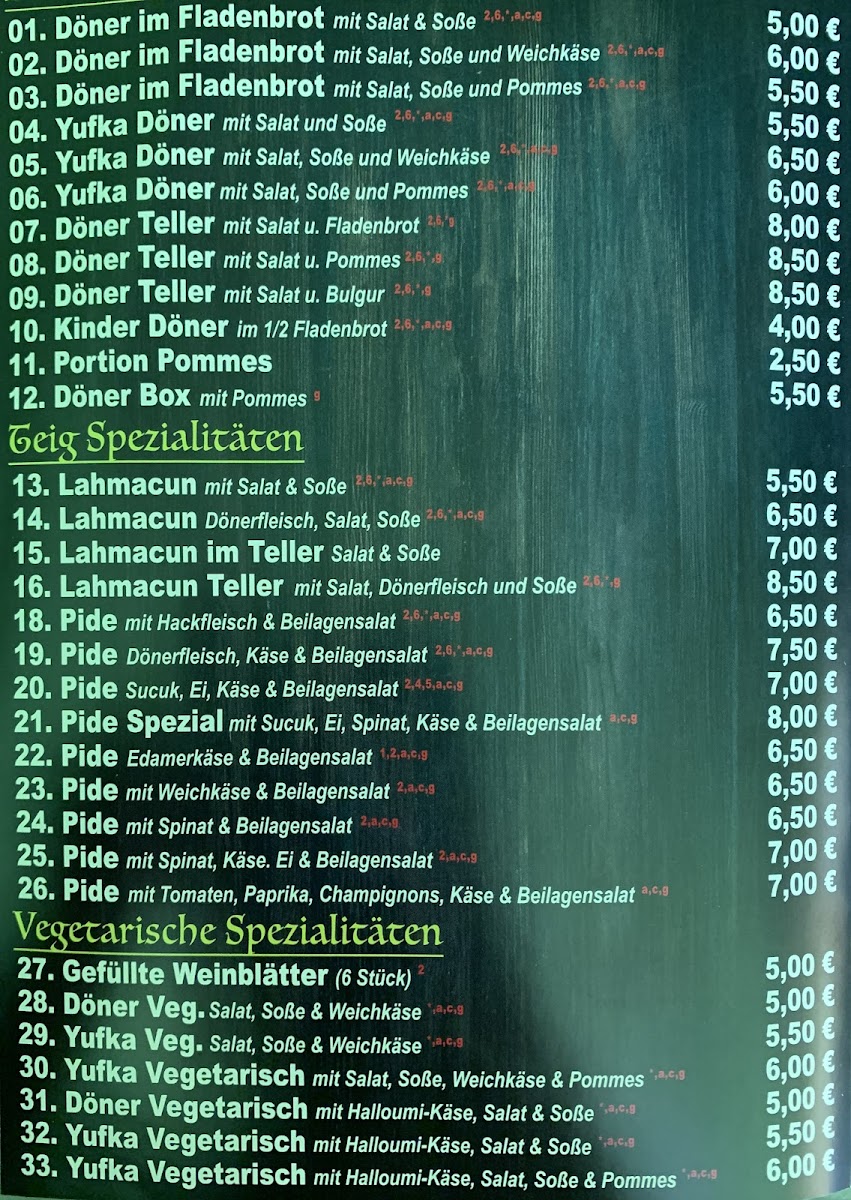 Mamo-Kebap Photo Menu 3