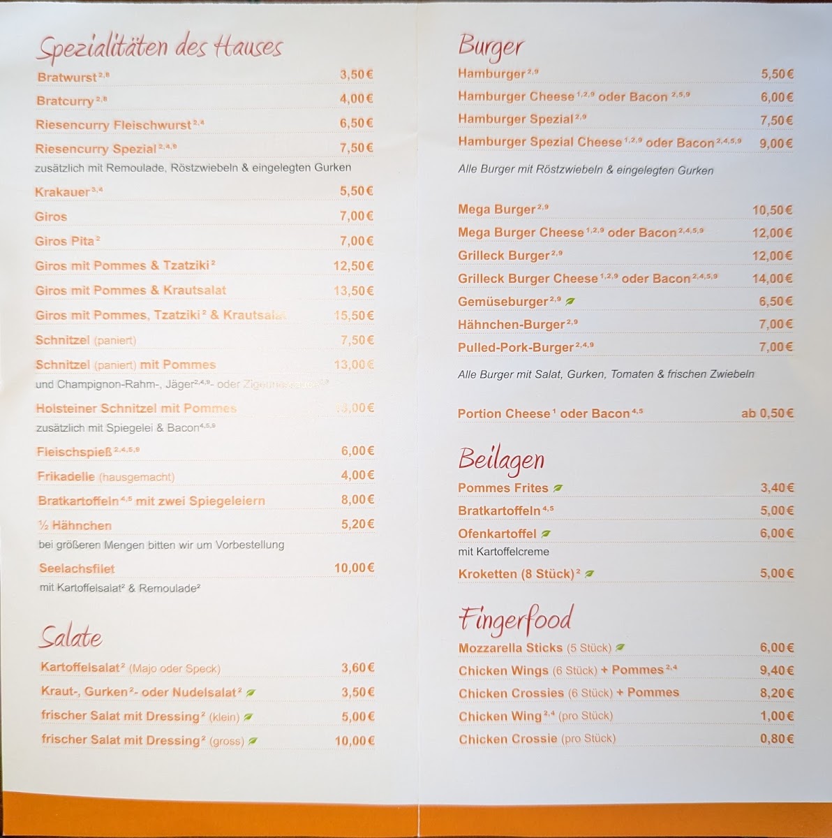 Grill-Eck Celle Photo Menu 1