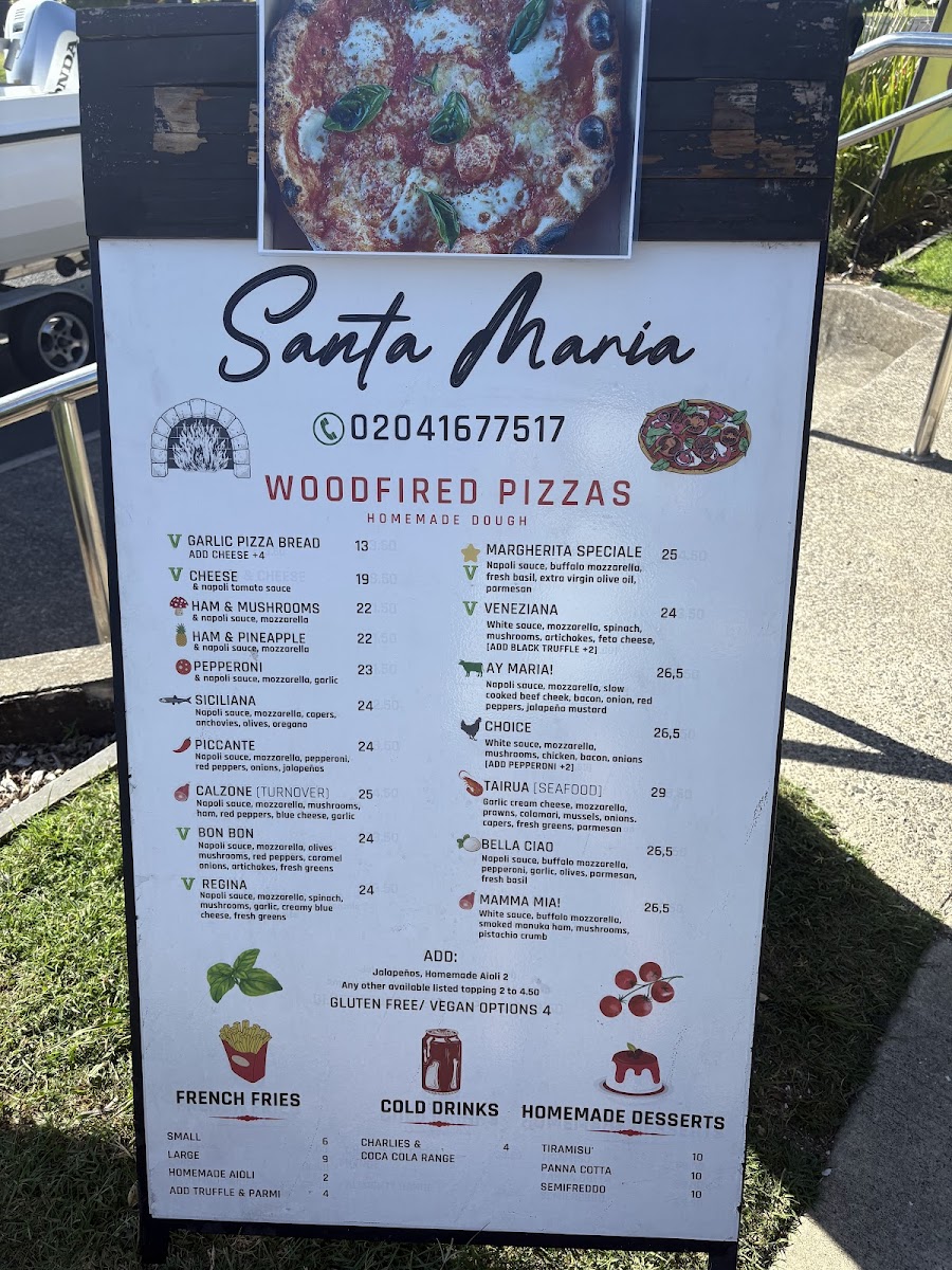 Santa Maria Pizza Italiana Photo Menu 4