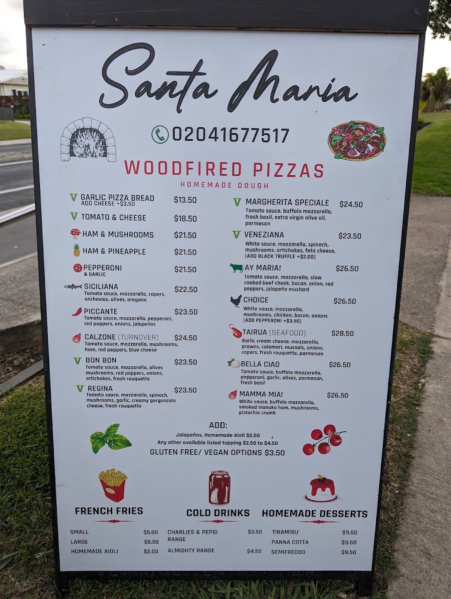 Santa Maria Pizza Italiana Photo Menu 6