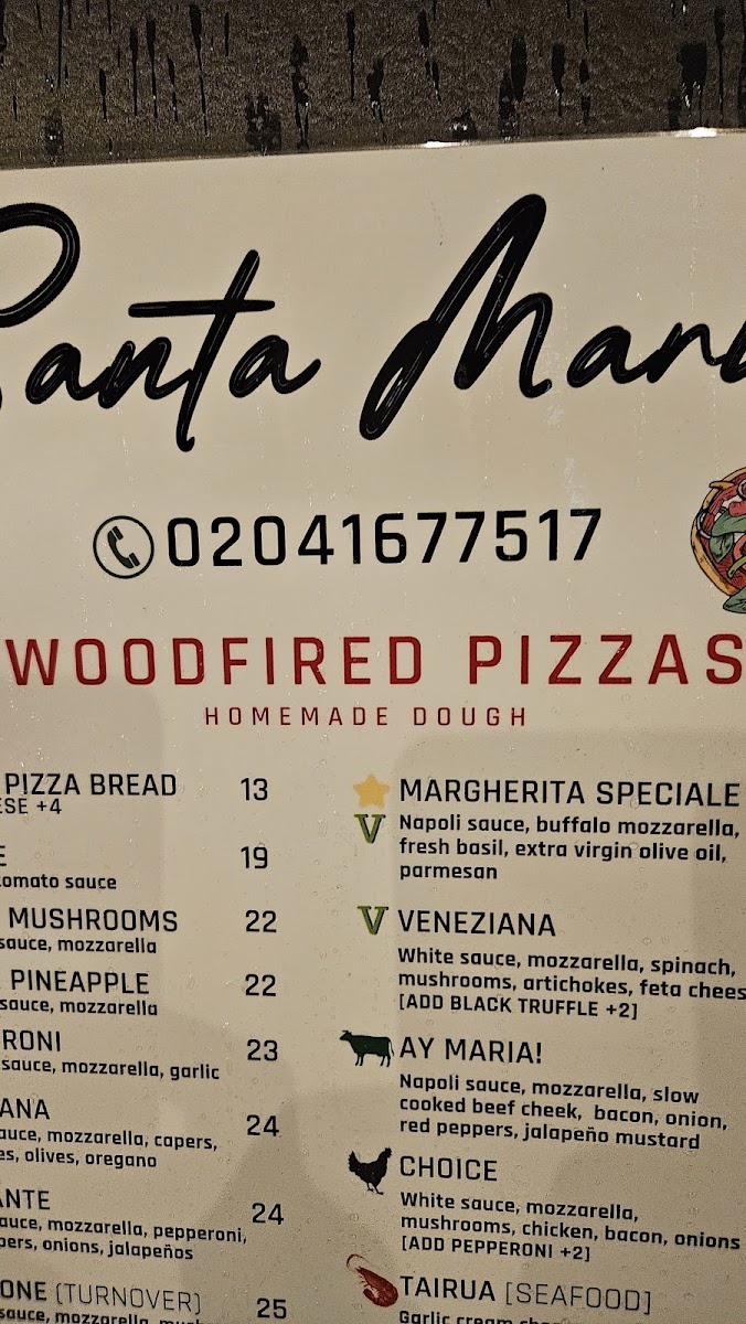 Santa Maria Pizza Italiana Photo Menu 8