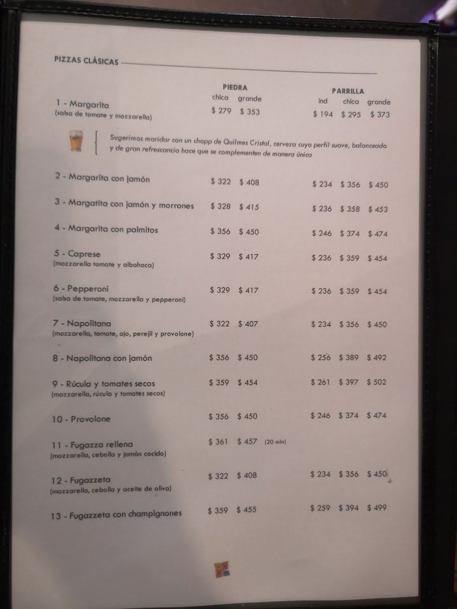Morelia Pizza Restaurant Photo Menu 10