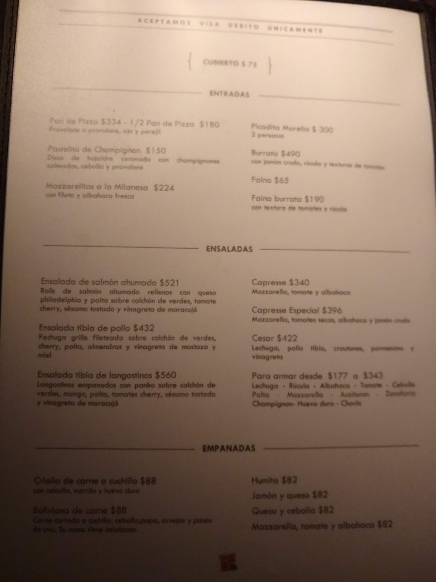 Morelia Pizza Restaurant Photo Menu 6