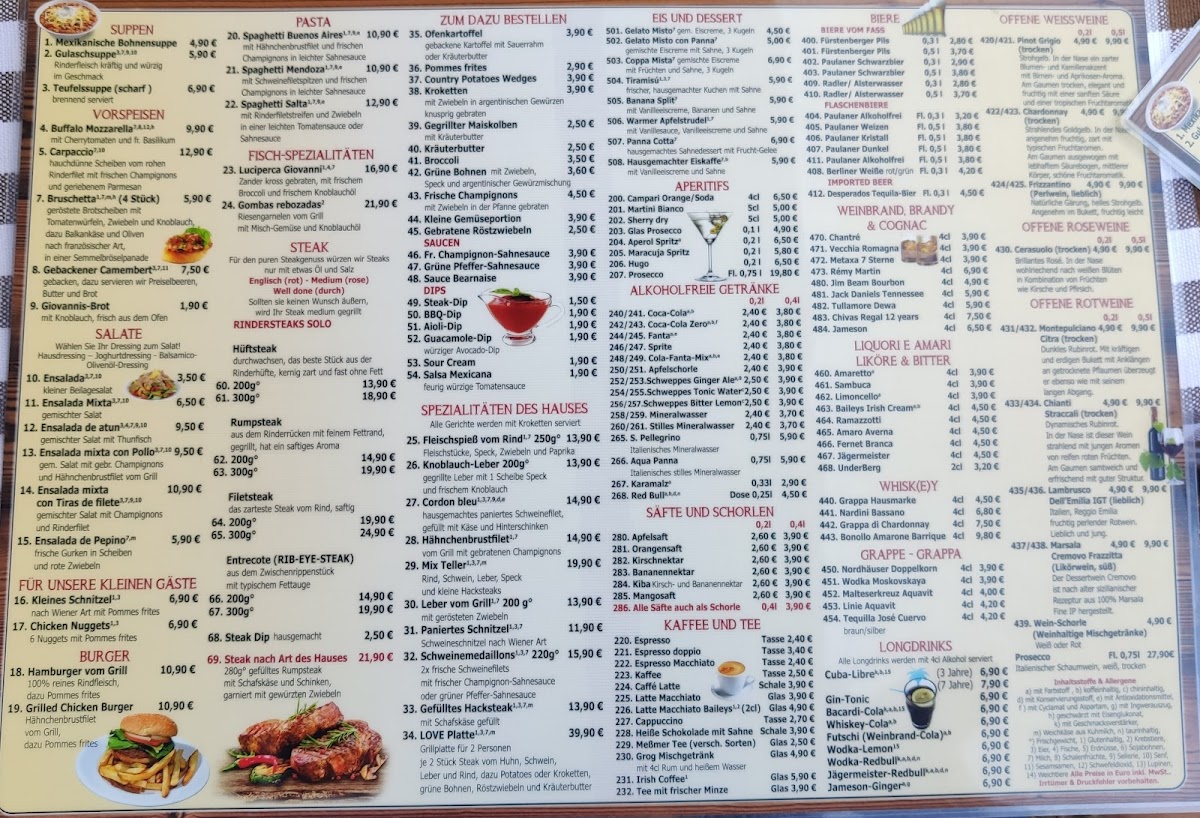 Steakhouse Giovanni Photo Menu 1