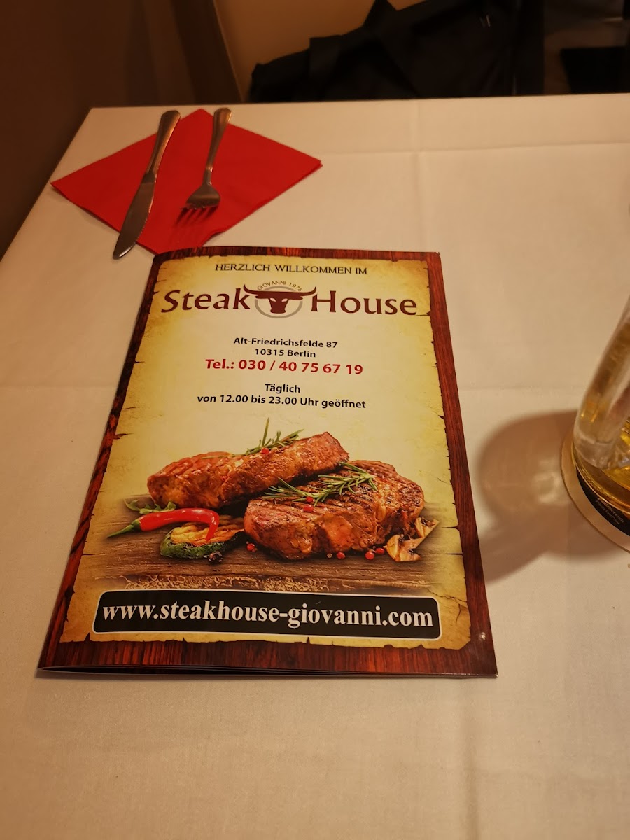 Steakhouse Giovanni Photo Menu 3