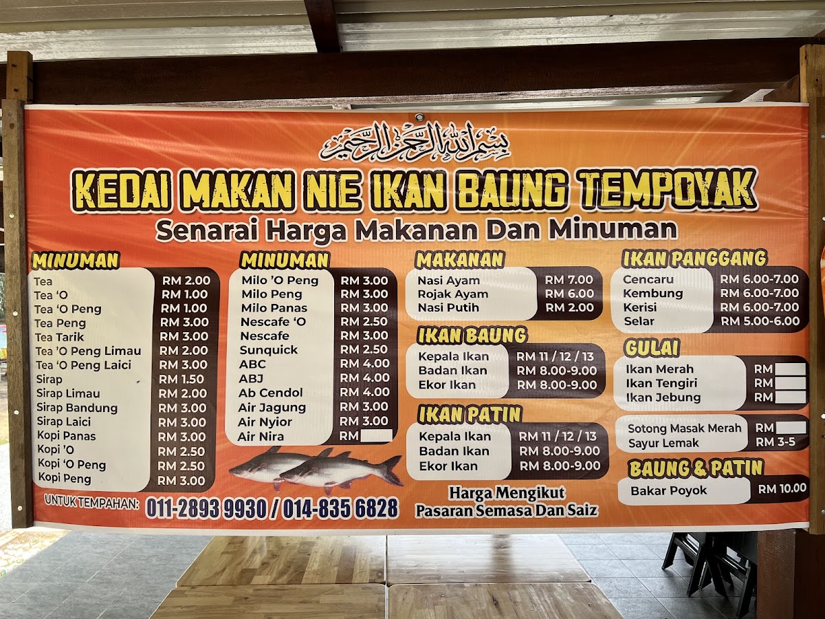NIE IKAN BAUNG TEMPOYAK Photo Menu 1