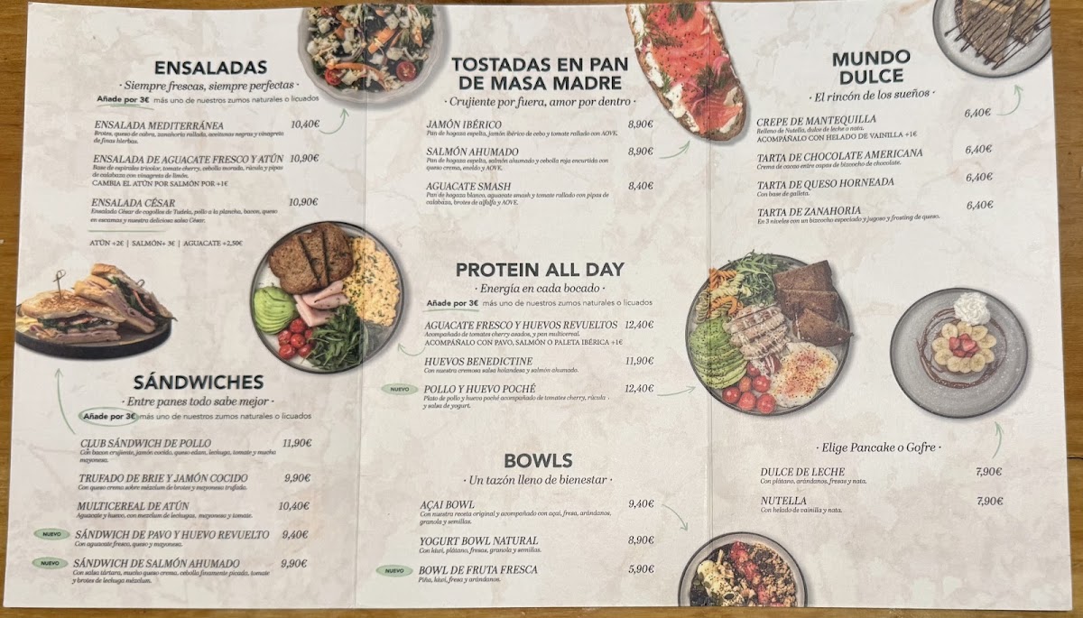 All Day Brunch by Café & Té Photo Menu 1