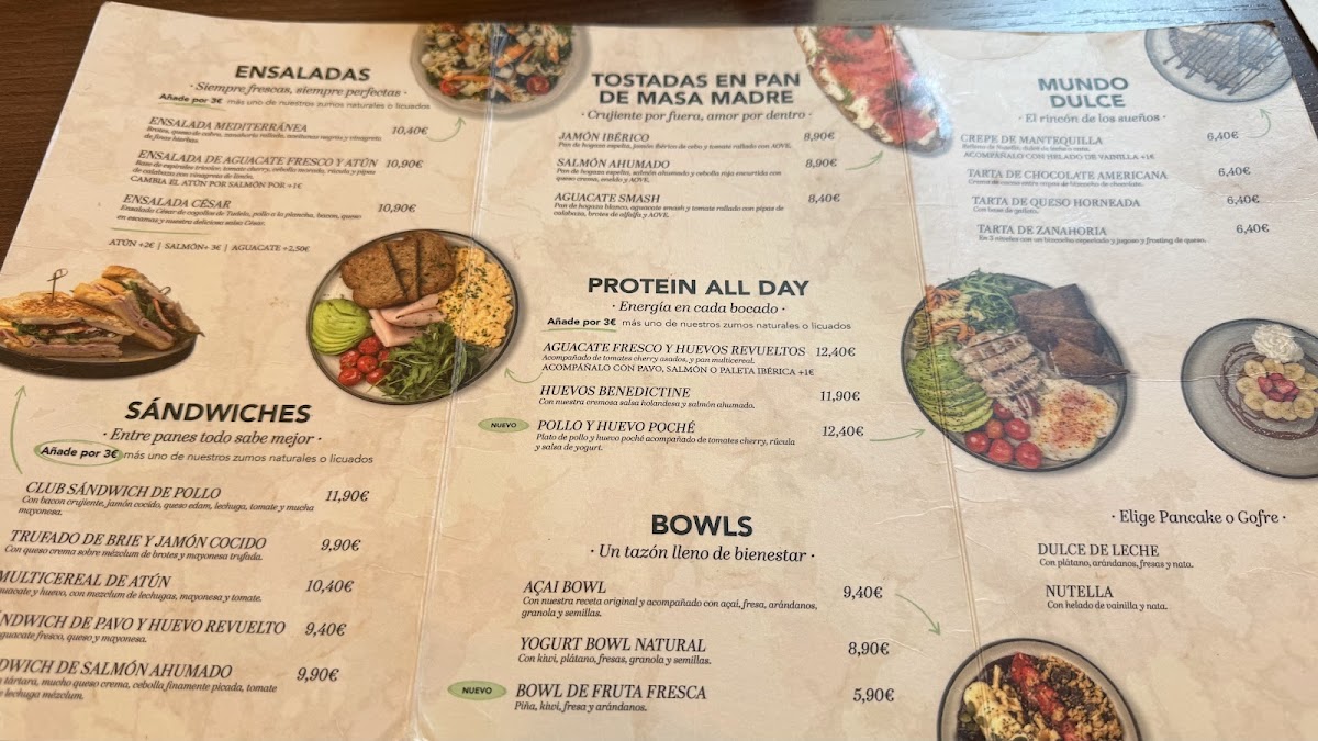 All Day Brunch by Café & Té Photo Menu 2