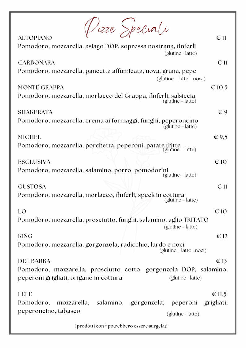 Da Loriano Trattoria Pizzeria Leon D'Oro Photo Menu 2