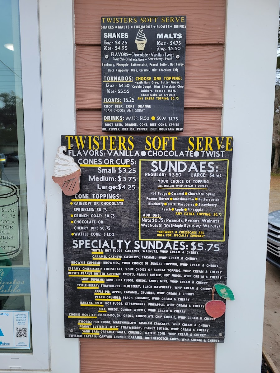 Twisters Soft Serve Photo Menu 4