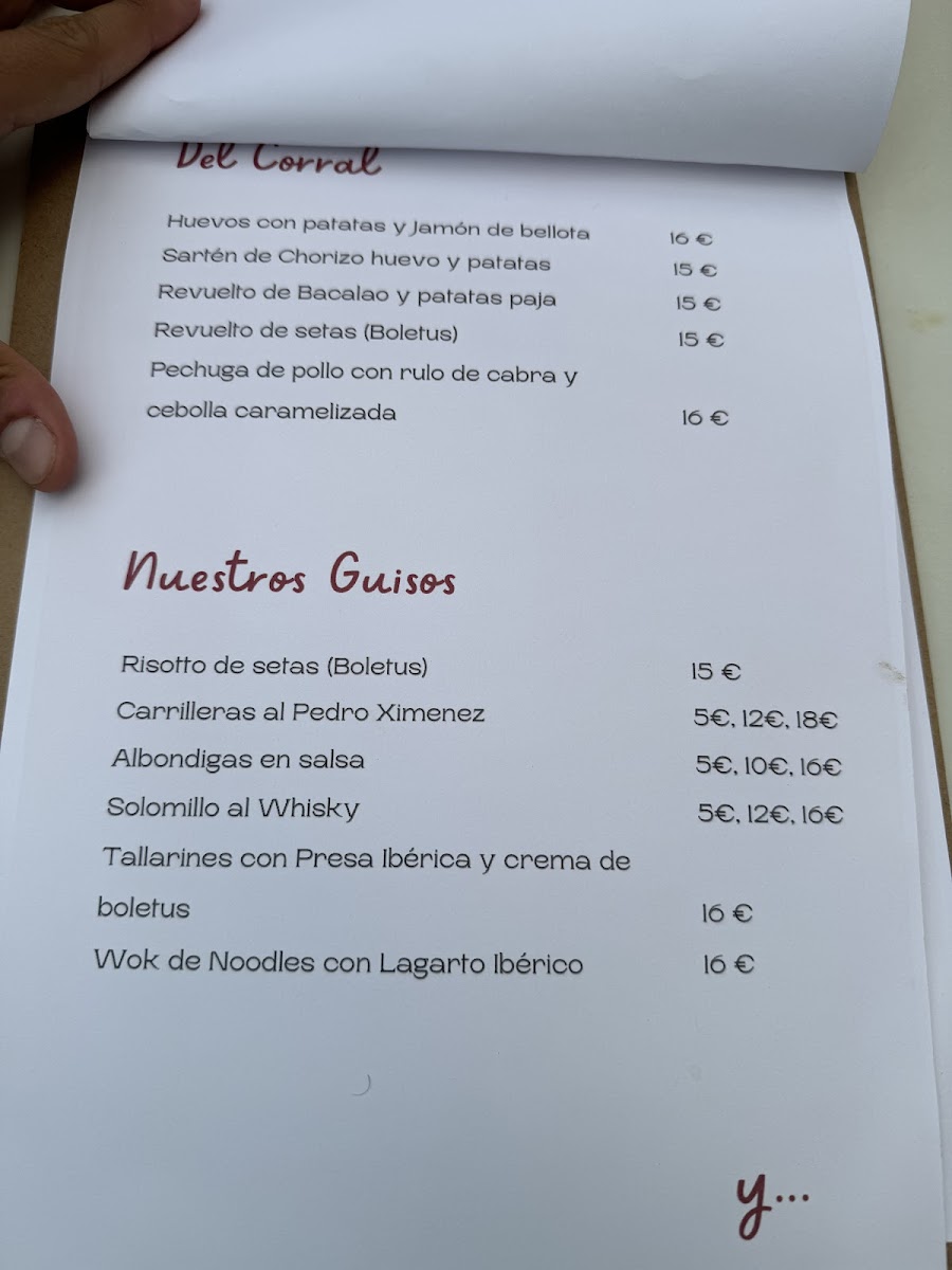 Nuevo Manzano Photo Menu 3