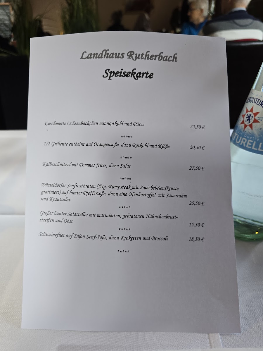 Landhaus Rutherbach Photo Menu 2