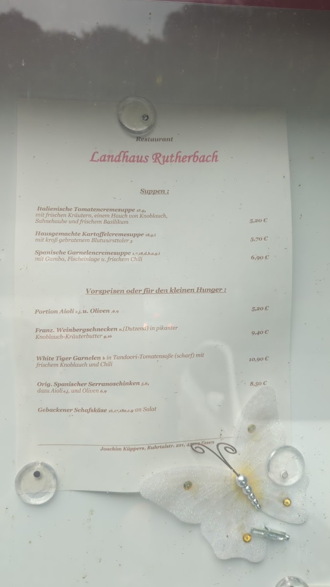 Landhaus Rutherbach Photo Menu 4
