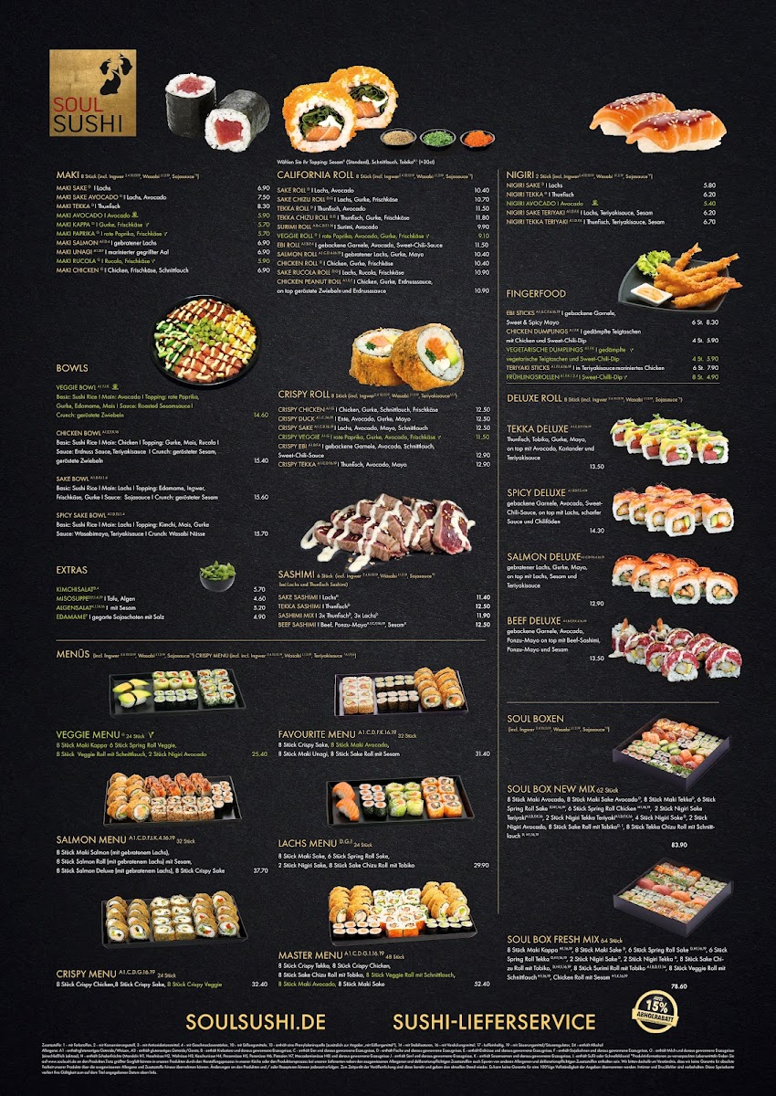 Soul Sushi Elmshorn Photo Menu 1