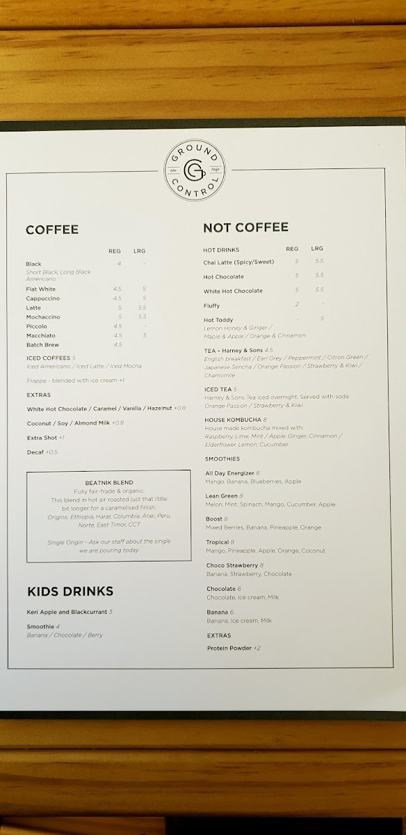 Ground Control Cafe Photo Menu 6