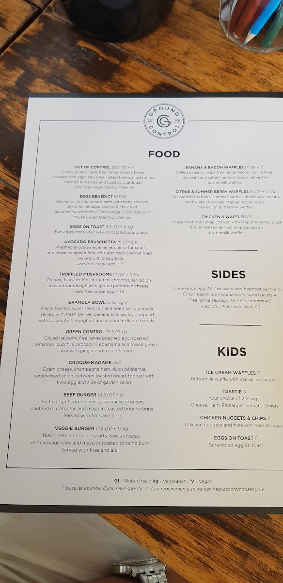 Ground Control Cafe Photo Menu 7
