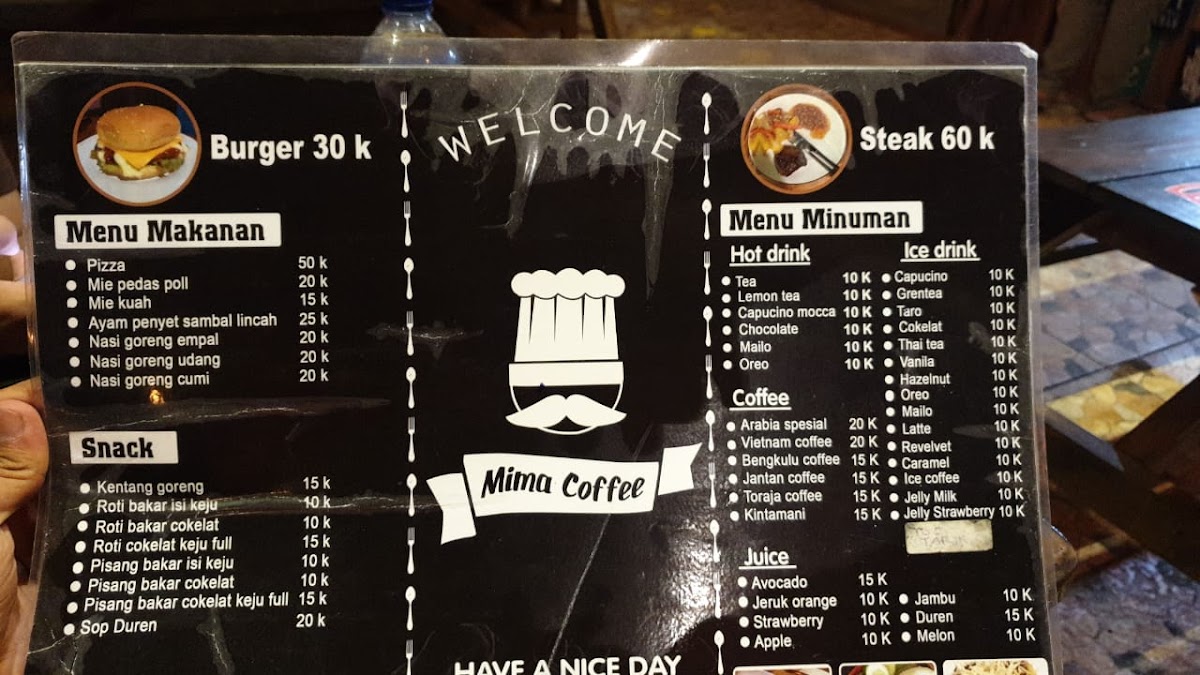 Mima Coffee Photo Menu 4