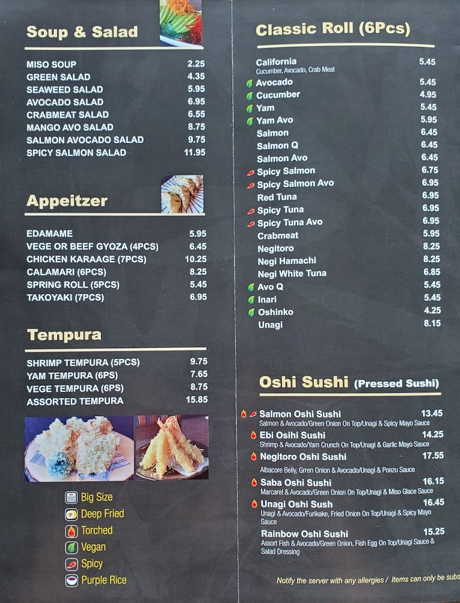 Kin Sushi - Vaughan Photo Menu 10