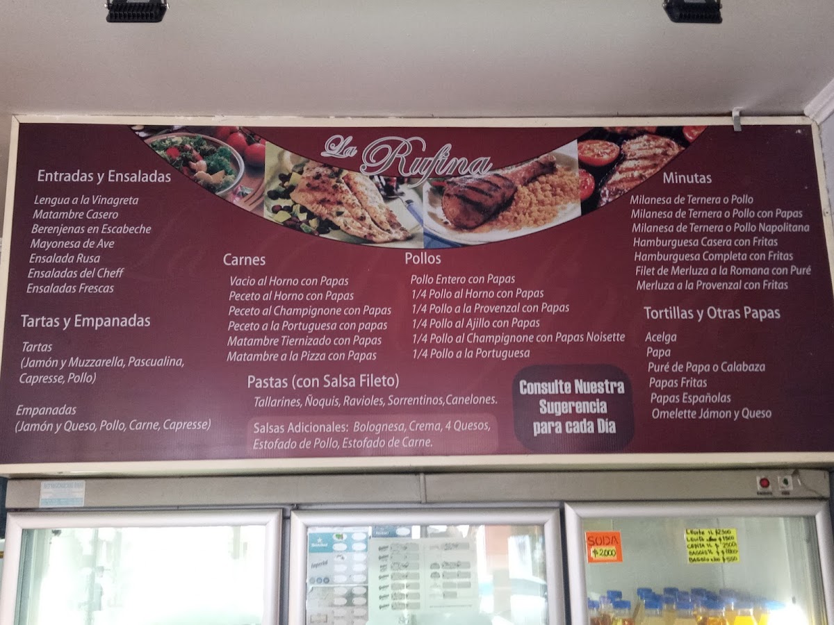 La Rufina Photo Menu 1