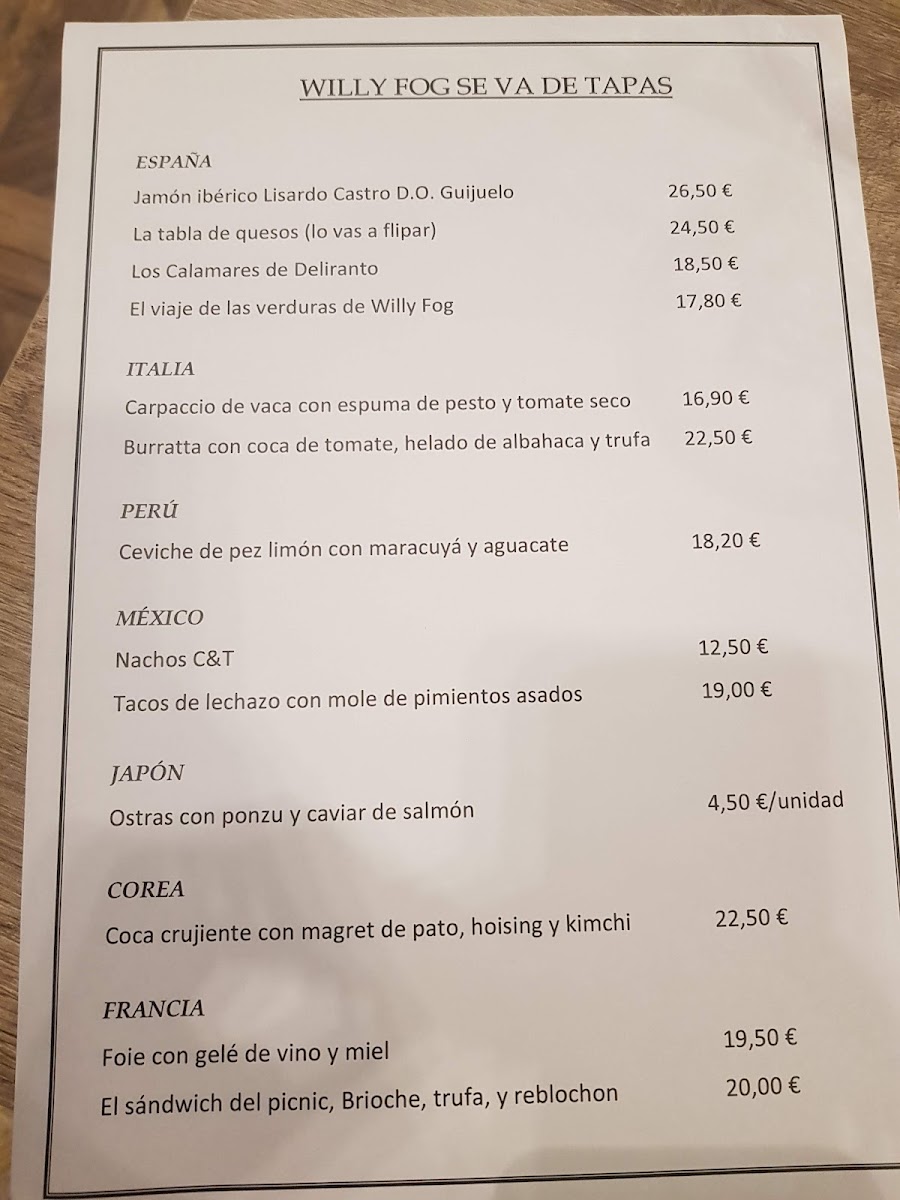 Restaurant Cook and Travel Photo Menu 5