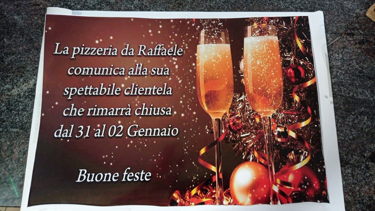 Pizzeria Da Raffaele Photo Menu 8