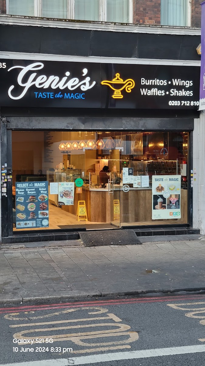 Genie's(Burritos,Wings,Waffle,Shakes)